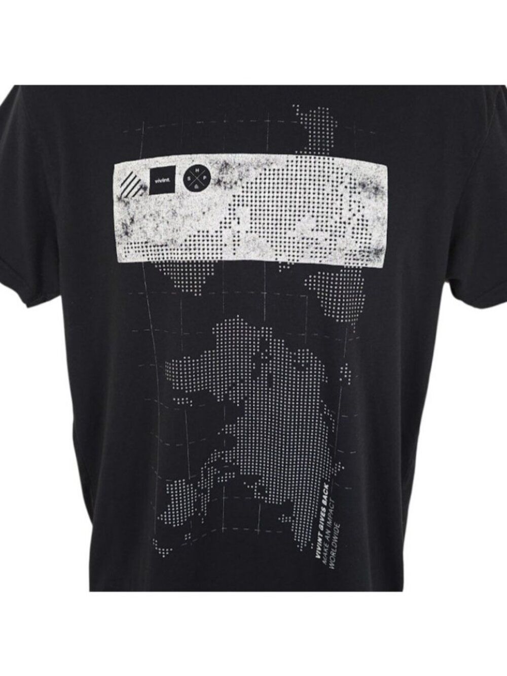 Vivint Home Security T Shirt Mens Size Medium Black